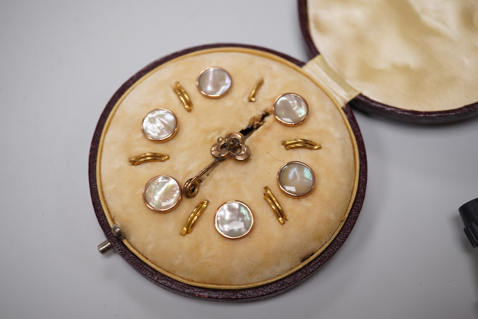 Sundry items comprising two Dupont and Dunhill lighters and cased gold and a set of cased pearl dress studs